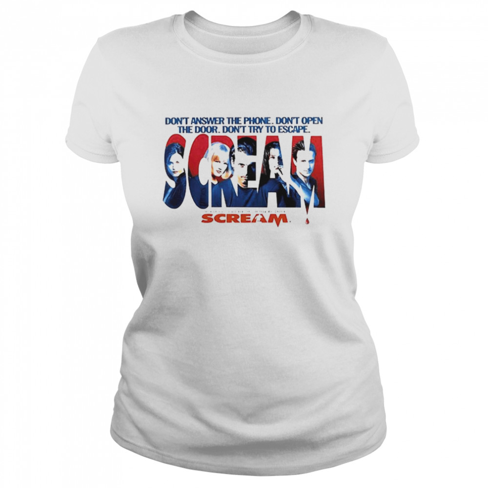 Scream Don’T Answer The Phone Don’T Open The Door Shirt 1 » Cool Gifts for You - Mfamilygift Scream Don’T Answer The Phone Don’T Open The Door Shirt 1