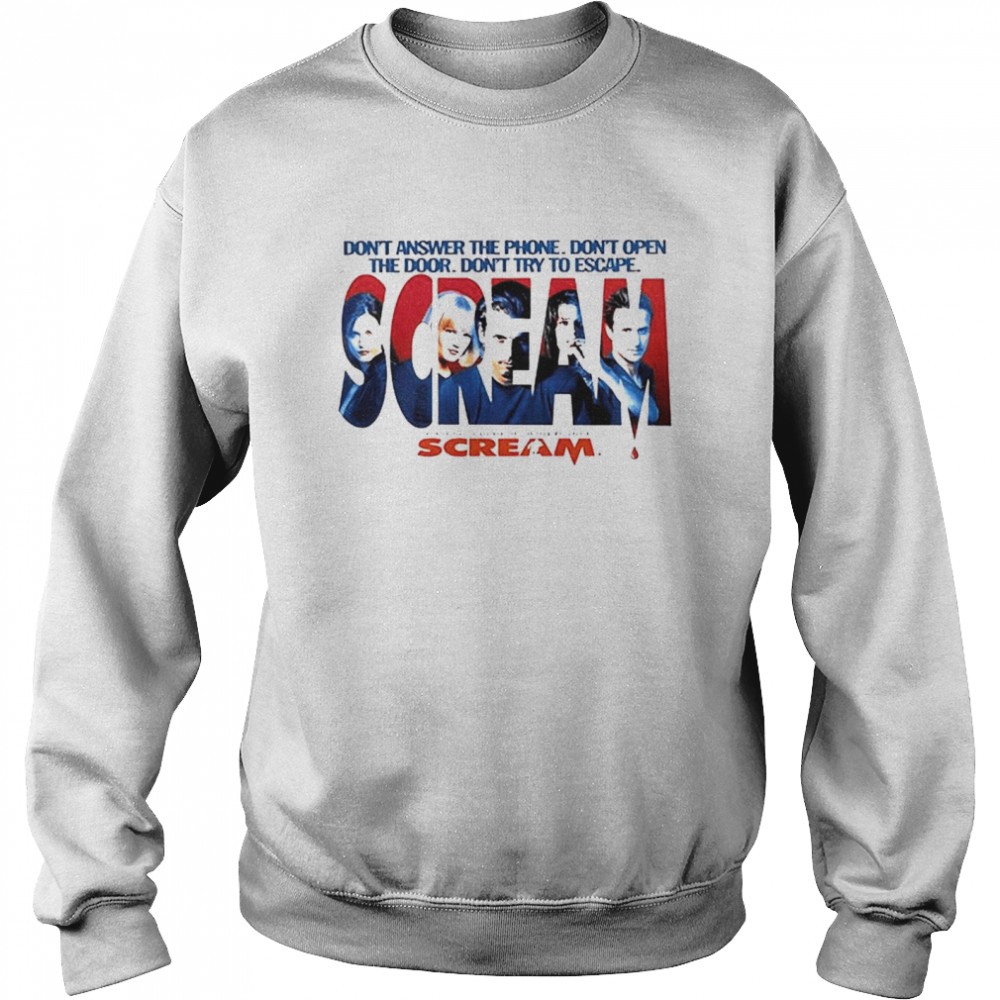 Scream Don’T Answer The Phone Don’T Open The Door Shirt 3 » Cool Gifts for You - Mfamilygift Scream Don’T Answer The Phone Don’T Open The Door Shirt 3
