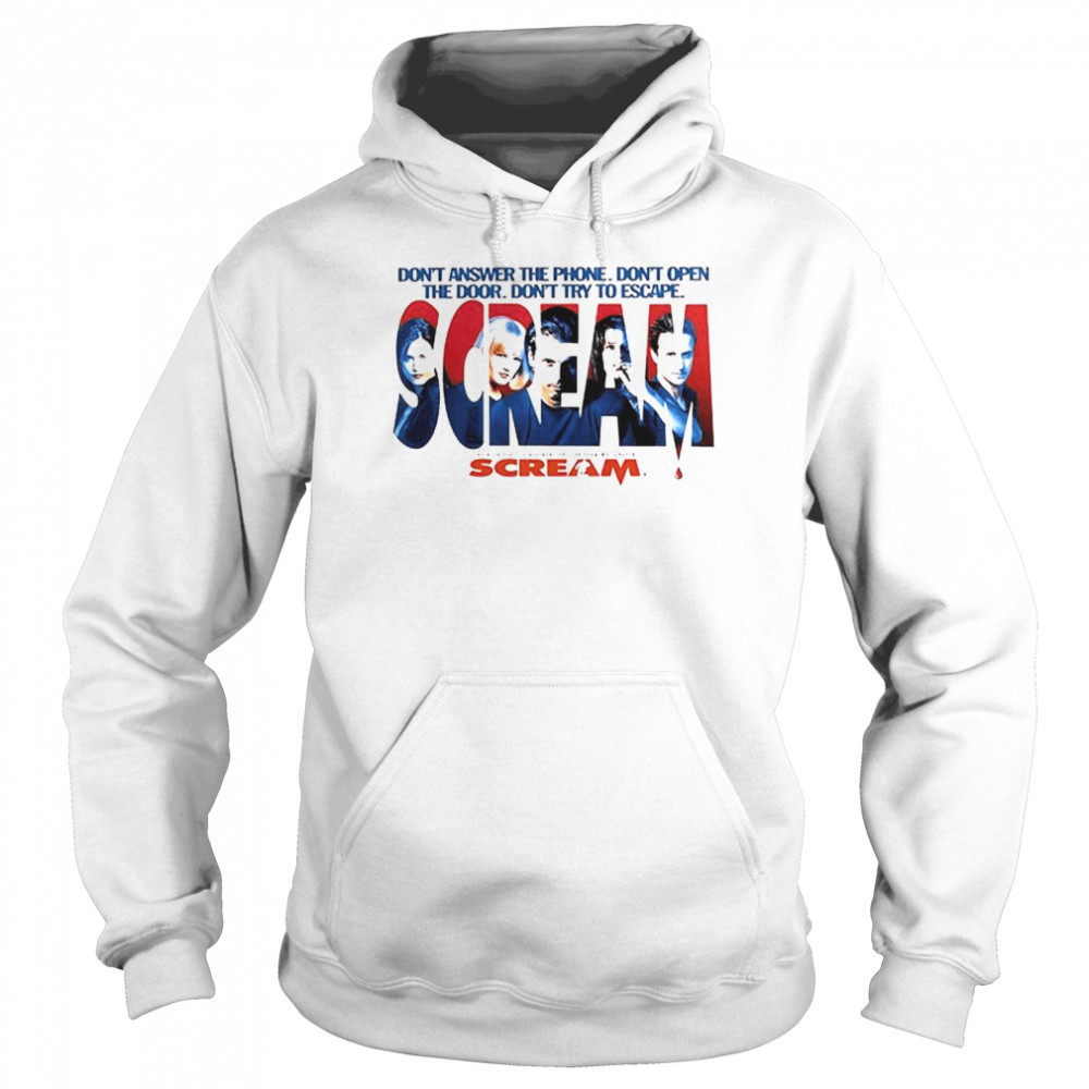Scream Don’T Answer The Phone Don’T Open The Door Shirt 4 » Cool Gifts for You - Mfamilygift Scream Don’T Answer The Phone Don’T Open The Door Shirt 4