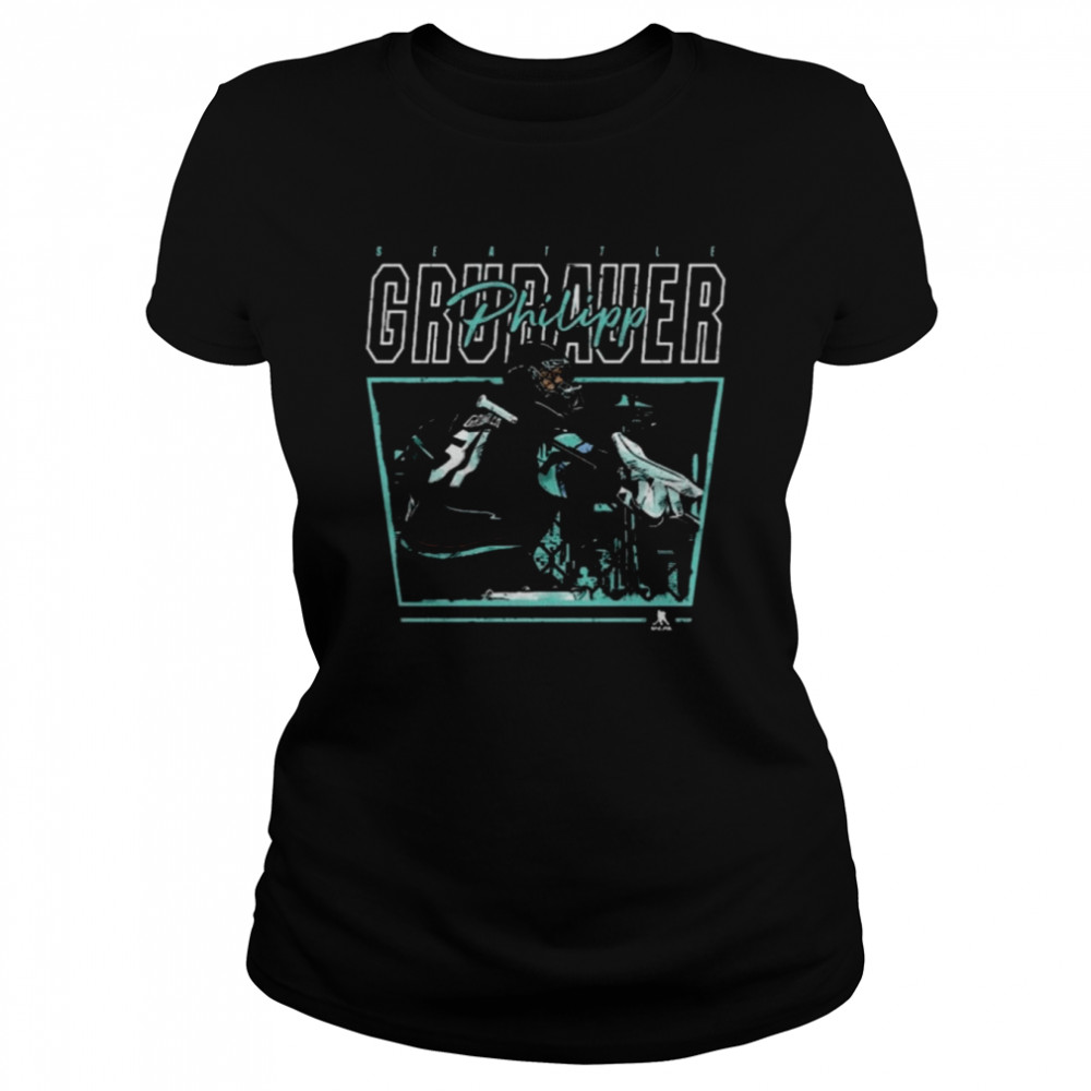 Seattle Kraken Philipp Grubauer Seattle Cage Shirt 1 » Cool Gifts for You - Mfamilygift Seattle Kraken Philipp Grubauer Seattle Cage Shirt 1