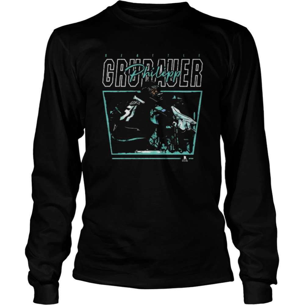 Seattle Kraken Philipp Grubauer Seattle Cage Shirt 2 » Cool Gifts for You - Mfamilygift Seattle Kraken Philipp Grubauer Seattle Cage Shirt 2