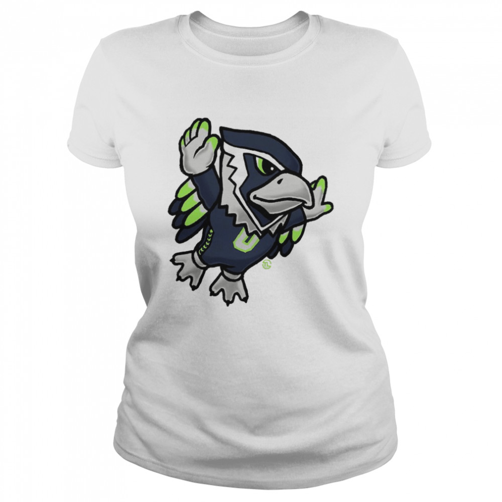 Seattle Seahawks Mascot Chibi Shirt 1 » Cool Gifts for You - Mfamilygift Seattle Seahawks Mascot Chibi Shirt 1