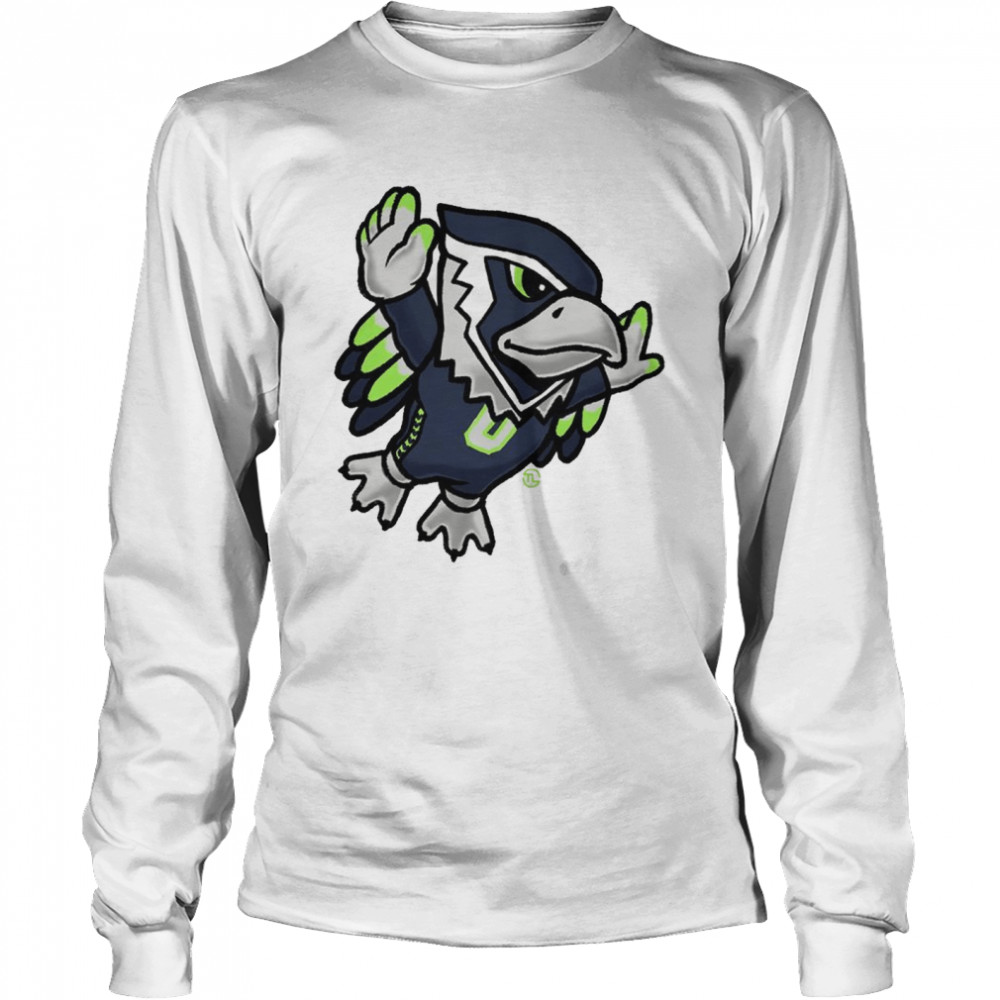 Seattle Seahawks Mascot Chibi Shirt 2 » Cool Gifts for You - Mfamilygift Seattle Seahawks Mascot Chibi Shirt 2