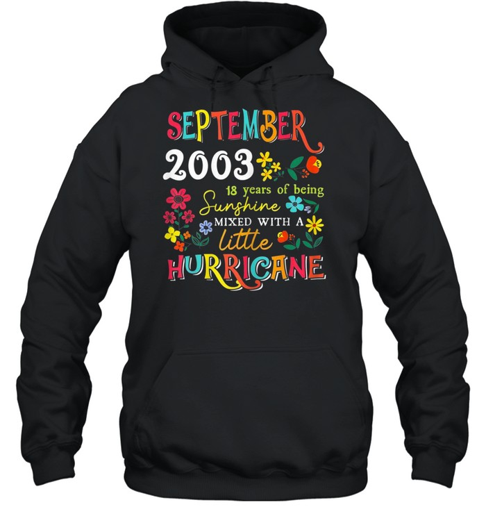 September Girls 2003 18Th Birthday 18 Years Old Shirt 4 » Cool Gifts for You - Mfamilygift September Girls 2003 18Th Birthday 18 Years Old Shirt 4