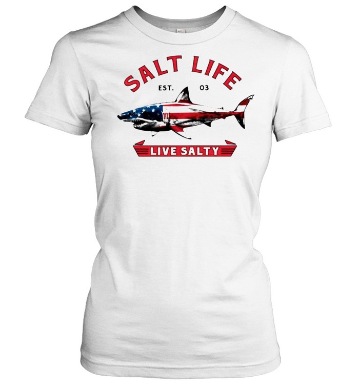 Shark Salt Life Live Salty Shirt 1 » Cool Gifts for You - Mfamilygift Shark Salt Life Live Salty Shirt 1