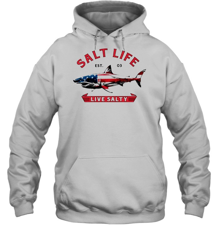 Shark Salt Life Live Salty Shirt 4 » Cool Gifts for You - Mfamilygift Shark Salt Life Live Salty Shirt 4