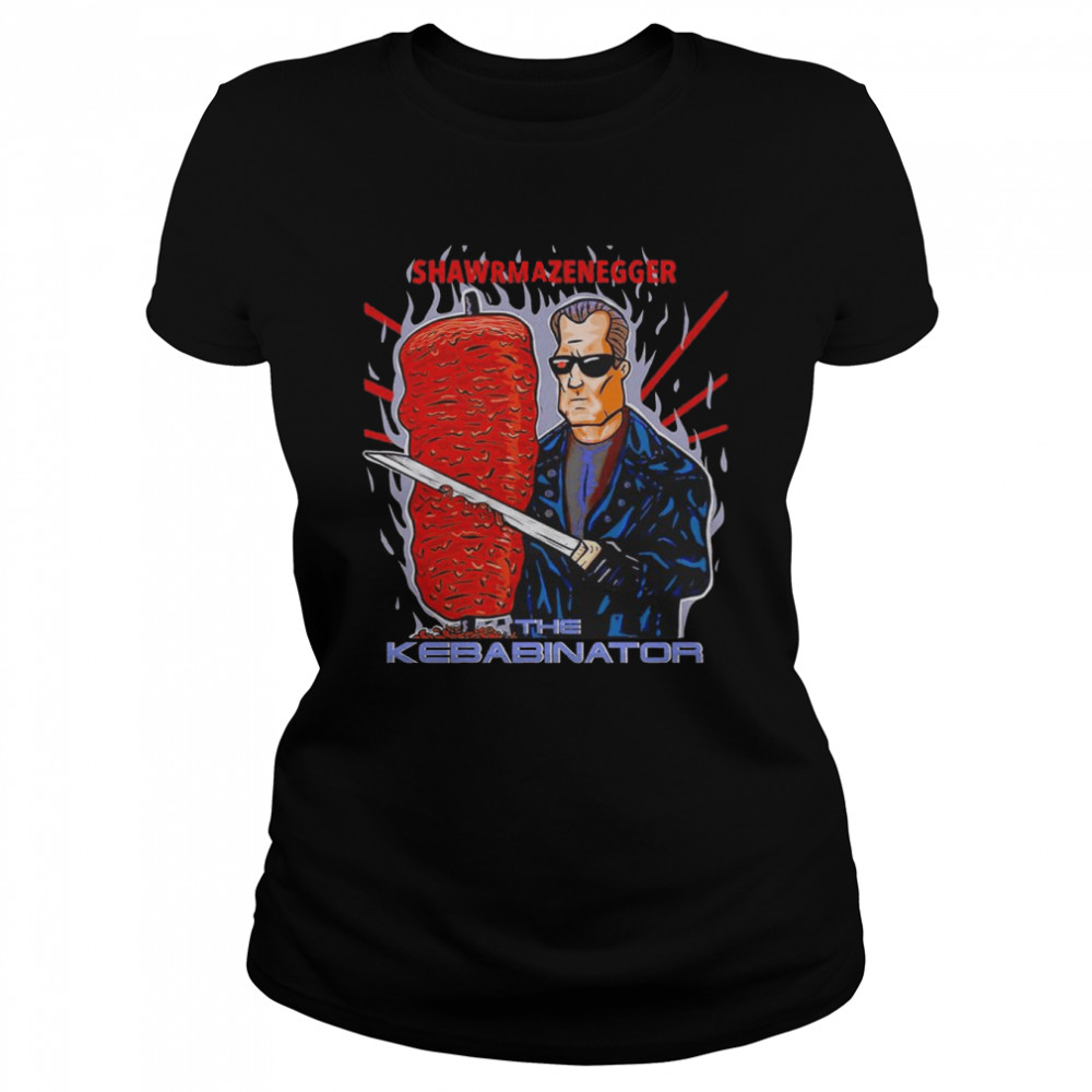 Shawrmazenegger The Kebabinator Kebab Meme Shirt 1 » Cool Gifts for You - Mfamilygift Shawrmazenegger The Kebabinator Kebab Meme Shirt 1