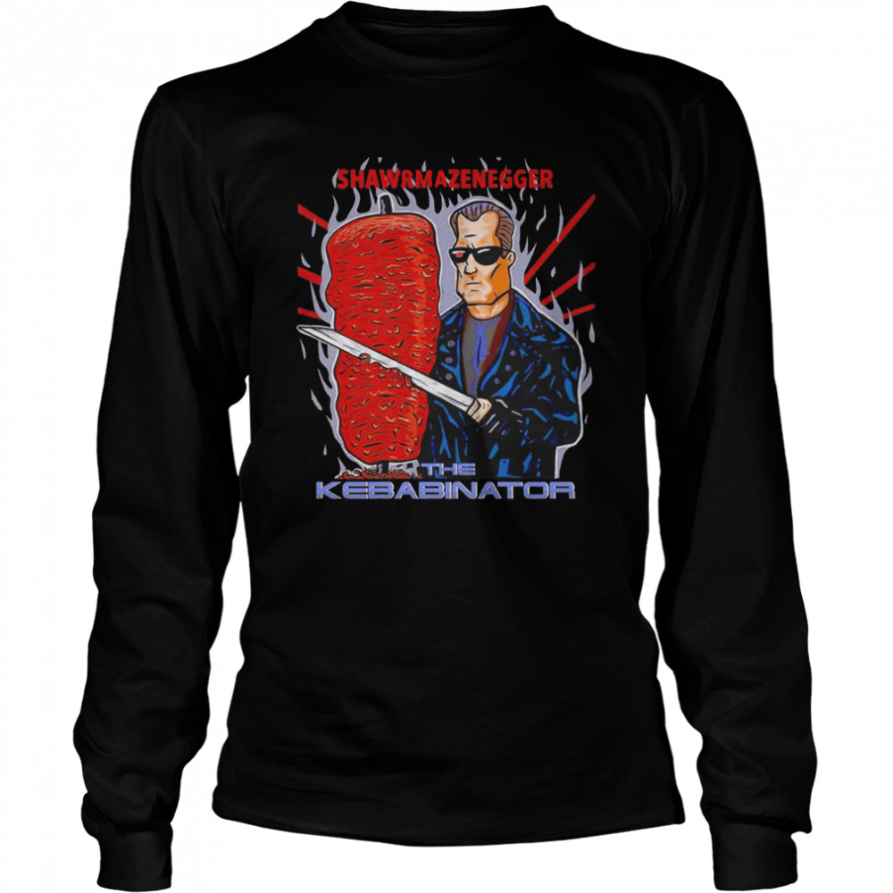 Shawrmazenegger The Kebabinator Kebab Meme Shirt 2 » Cool Gifts for You - Mfamilygift Shawrmazenegger The Kebabinator Kebab Meme Shirt 2
