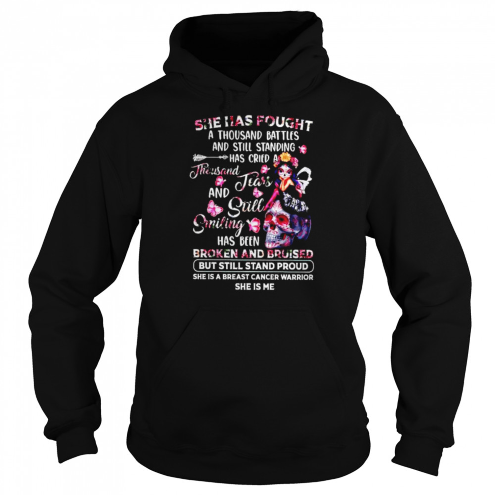 She Has Fought A Thousand Battles And Still Standing Has Cried A Thousand Shirt 4 » Cool Gifts for You - Mfamilygift She Has Fought A Thousand Battles And Still Standing Has Cried A Thousand Shirt 4