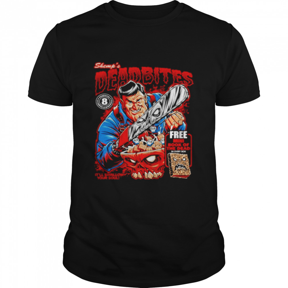 Shemp’S Deadbites Free Mini Book Of The Dead In Every Box Shirt Shemp’S Deadbites Free Mini Book Of The Dead In Every Box Shirt