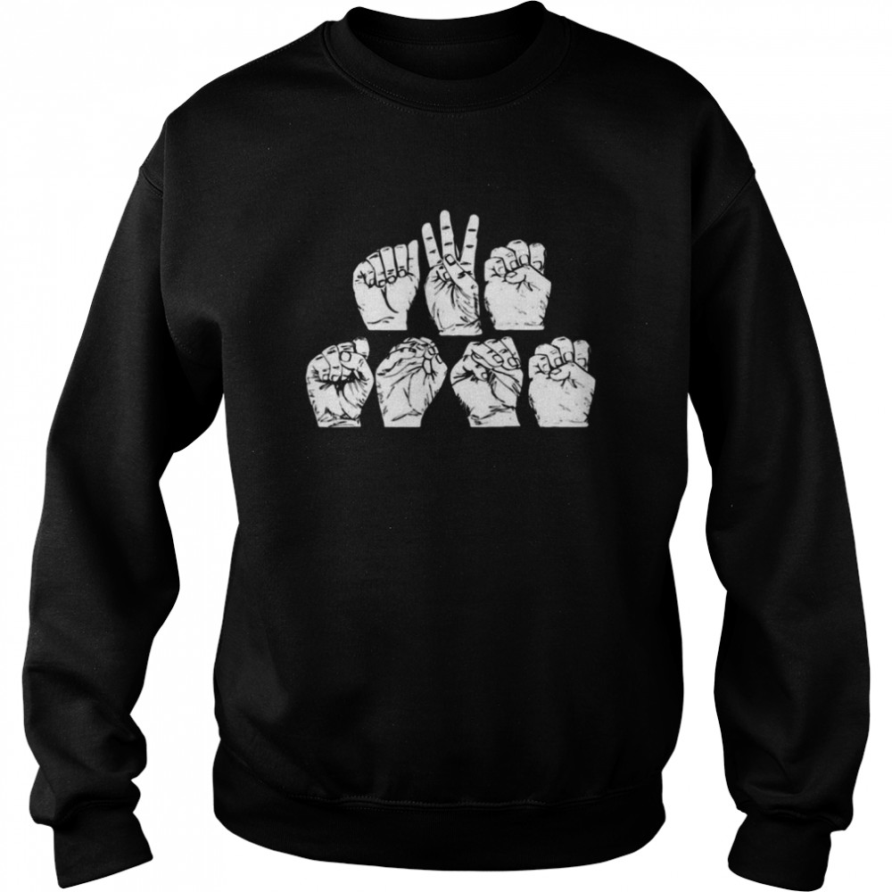 Sign Language Hands American Sign Language T-Shirt 3 » Cool Gifts for You - Mfamilygift Sign Language Hands American Sign Language T-Shirt 3
