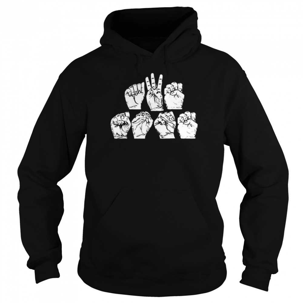 Sign Language Hands American Sign Language T-Shirt 4 » Cool Gifts for You - Mfamilygift Sign Language Hands American Sign Language T-Shirt 4