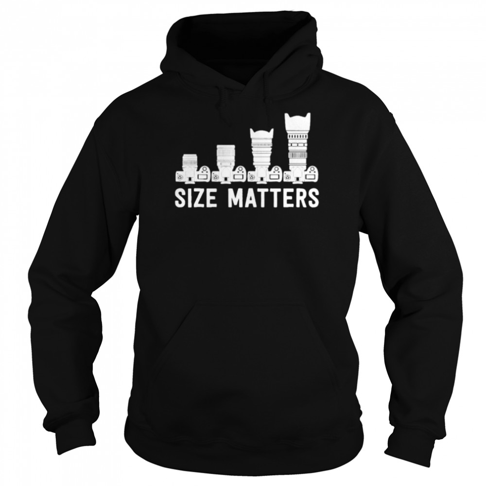 Size Matters Lens Camera Shirt 4 » Cool Gifts for You - Mfamilygift Size Matters Lens Camera Shirt 4