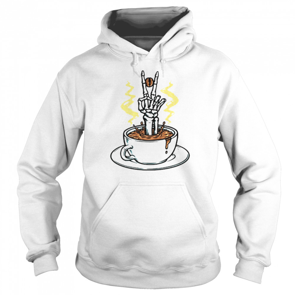 Skeleton Coffee Halloween T-Shirt 4 » Cool Gifts for You - Mfamilygift Skeleton Coffee Halloween T-Shirt 4