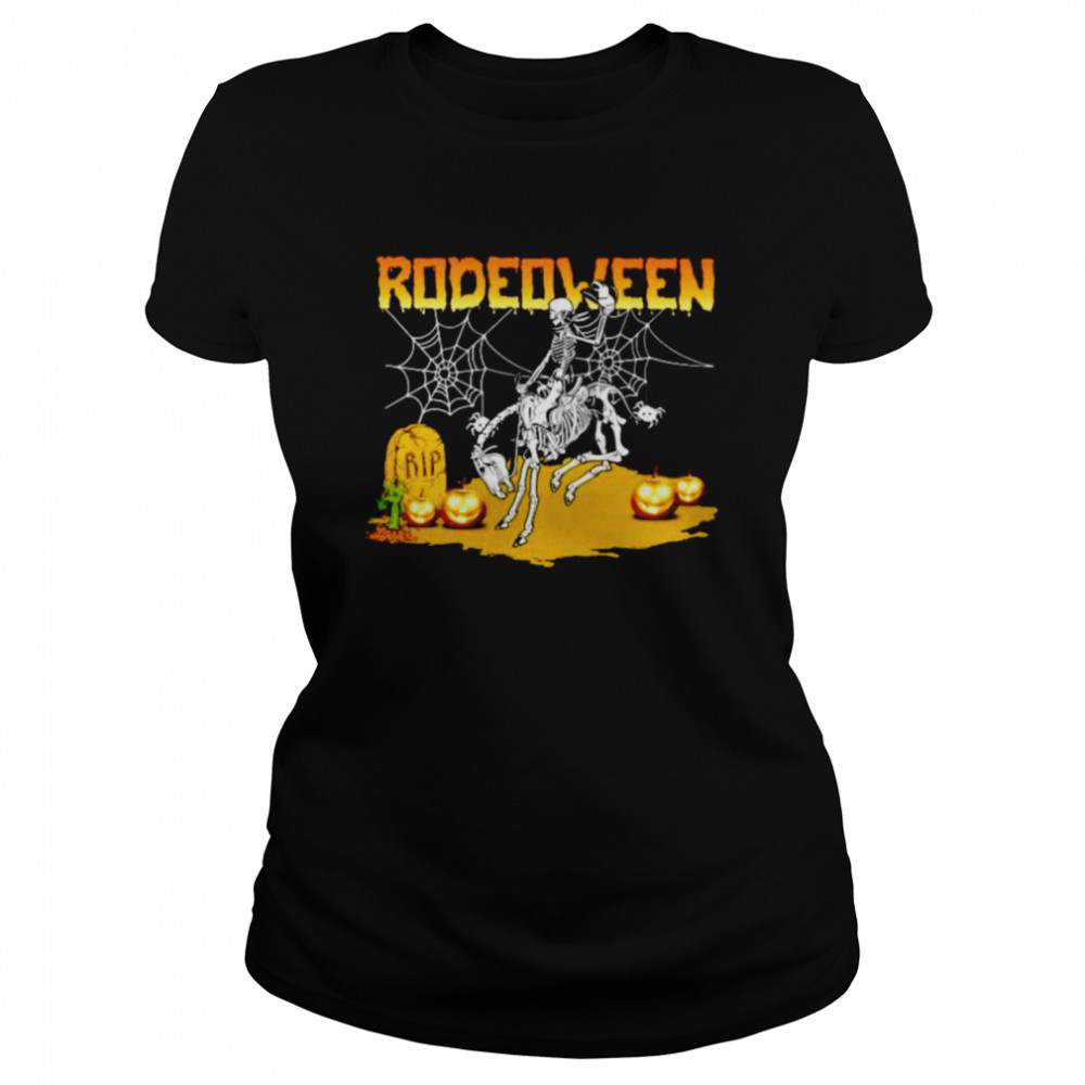 Skeleton Cowboy Rodeoween Halloween Shirt 1 » Cool Gifts for You - Mfamilygift Skeleton Cowboy Rodeoween Halloween Shirt 1