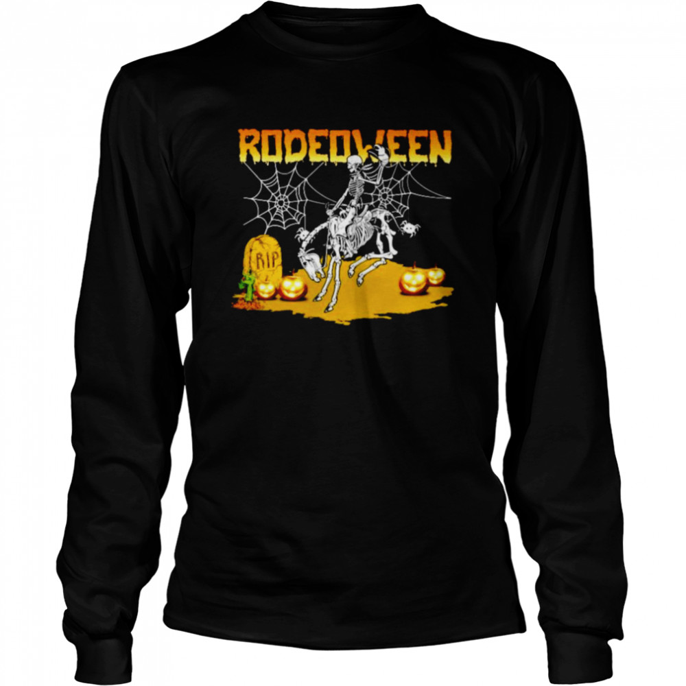 Skeleton Cowboy Rodeoween Halloween Shirt 2 » Cool Gifts for You - Mfamilygift Skeleton Cowboy Rodeoween Halloween Shirt 2