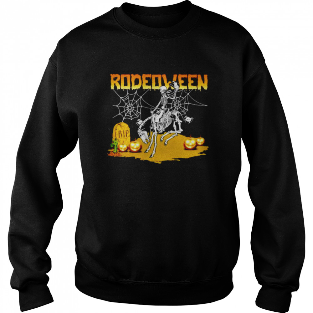 Skeleton Cowboy Rodeoween Halloween Shirt 3 » Cool Gifts for You - Mfamilygift Skeleton Cowboy Rodeoween Halloween Shirt 3
