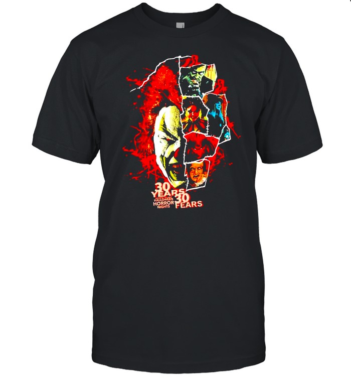 Universal Orlando Halloween Horror Nights 30 Years 30 Fears Shirt Universal Orlando Halloween Horror Nights 30 Years 30 Fears Shirt
