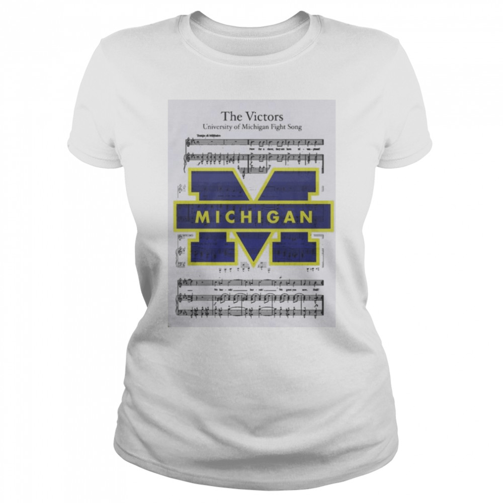 University Of Michigan The Victors Music Lyric 2021 Shirt 1 » Cool Gifts for You - Mfamilygift University Of Michigan The Victors Music Lyric 2021 Shirt 1