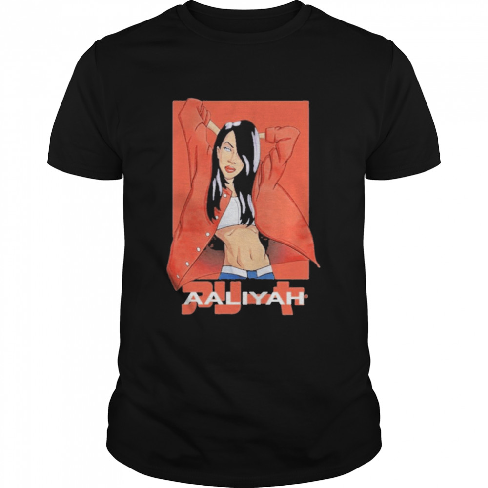 Urban Outfitters Aaliyah Anime Shirt