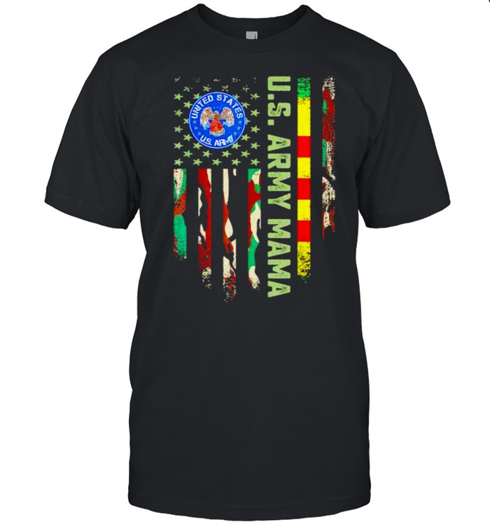 Us Army Vietnam Veteran Mama Shirt