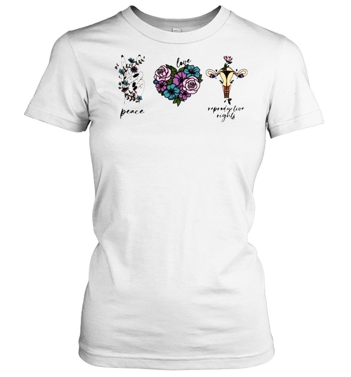 Uterus Peace Love Reproductive Rights Shirt 1 » Cool Gifts for You - Mfamilygift Uterus Peace Love Reproductive Rights Shirt 1