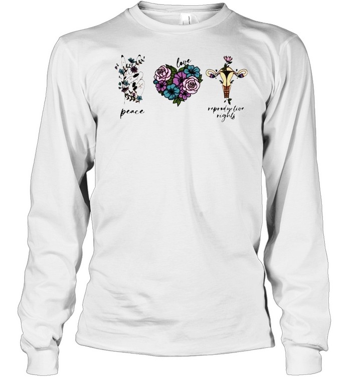 Uterus Peace Love Reproductive Rights Shirt 2 » Cool Gifts for You - Mfamilygift Uterus Peace Love Reproductive Rights Shirt 2