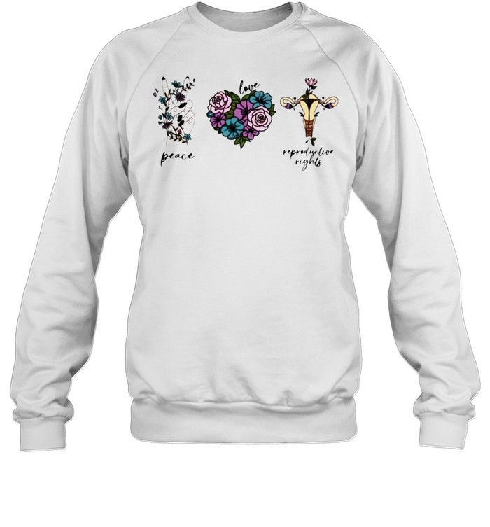 Uterus Peace Love Reproductive Rights Shirt 3 » Cool Gifts for You - Mfamilygift Uterus Peace Love Reproductive Rights Shirt 3