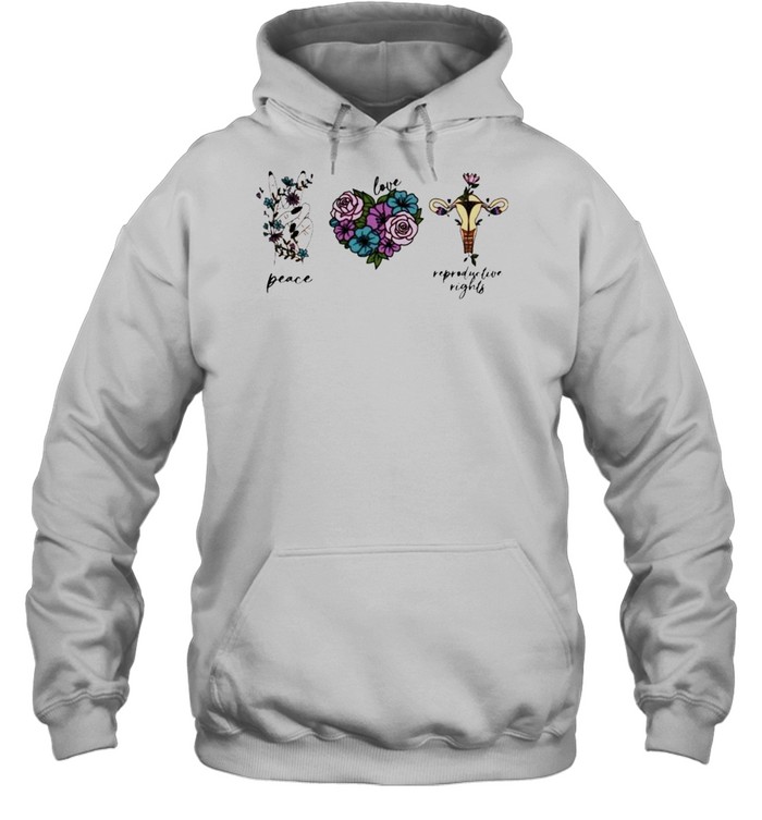 Uterus Peace Love Reproductive Rights Shirt 4 » Cool Gifts for You - Mfamilygift Uterus Peace Love Reproductive Rights Shirt 4