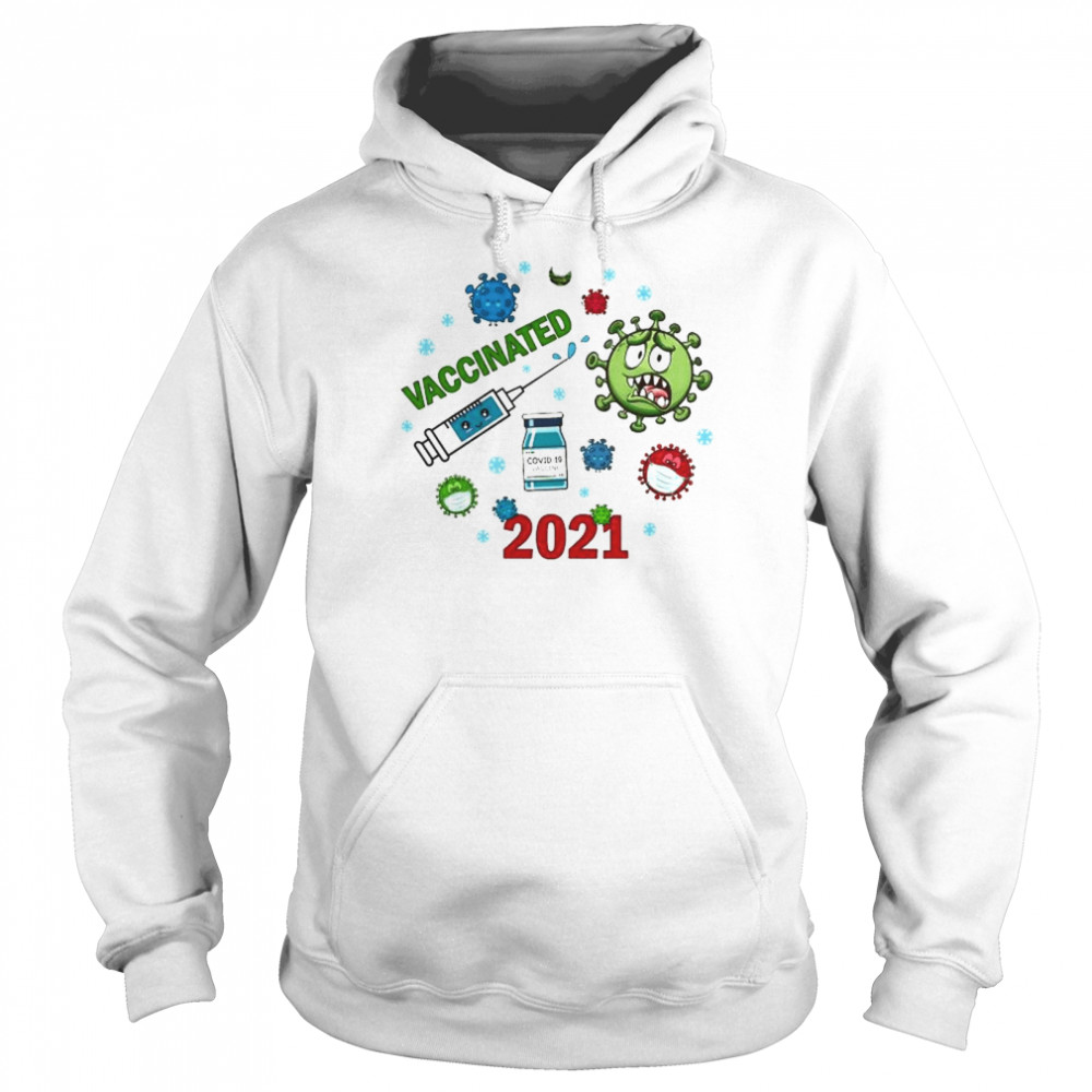 Vaccinated Christmas Coronavirus 2021 Shirt 4 » Cool Gifts for You - Mfamilygift Vaccinated Christmas Coronavirus 2021 Shirt 4