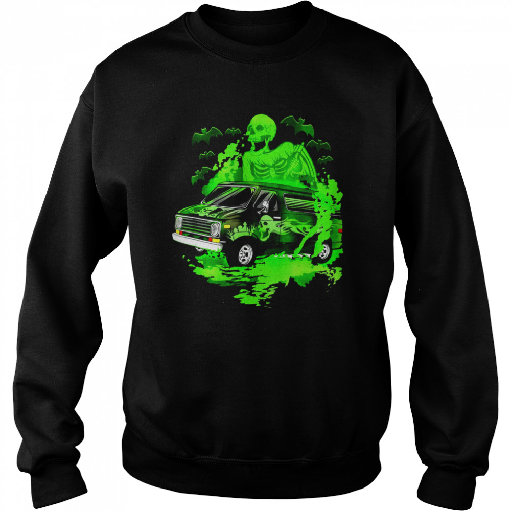 Vannin’ Skeleton Halloween Van Shirt 3 » Cool Gifts for You - Mfamilygift Vannin’ Skeleton Halloween Van Shirt 3