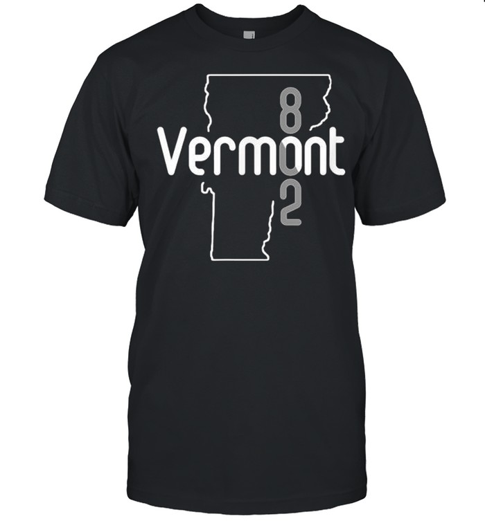 Vermont 802 State Area Code Shirt