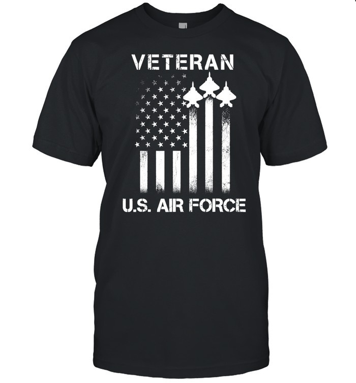 Veteran Of The Us Air Force Patriotic Usa Flag Usaf Shirt