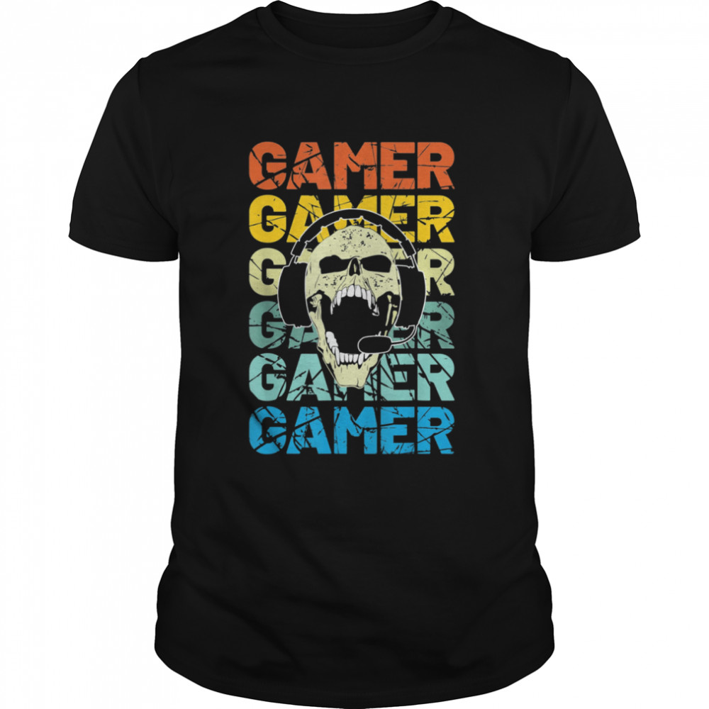 Video Game Skull Gamer Gaming T-Shirt Video Game Skull Gamer Gaming T-Shirt