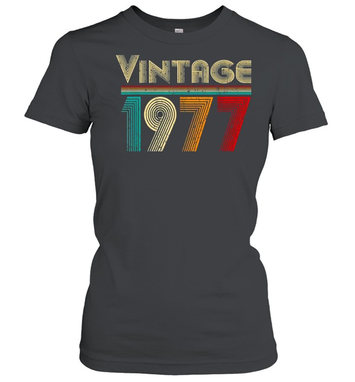Vintage 1977 Retro 44 Years Old And 44Th Birthday Shirt 1 » Cool Gifts for You - Mfamilygift Vintage 1977 Retro 44 Years Old And 44Th Birthday Shirt 1