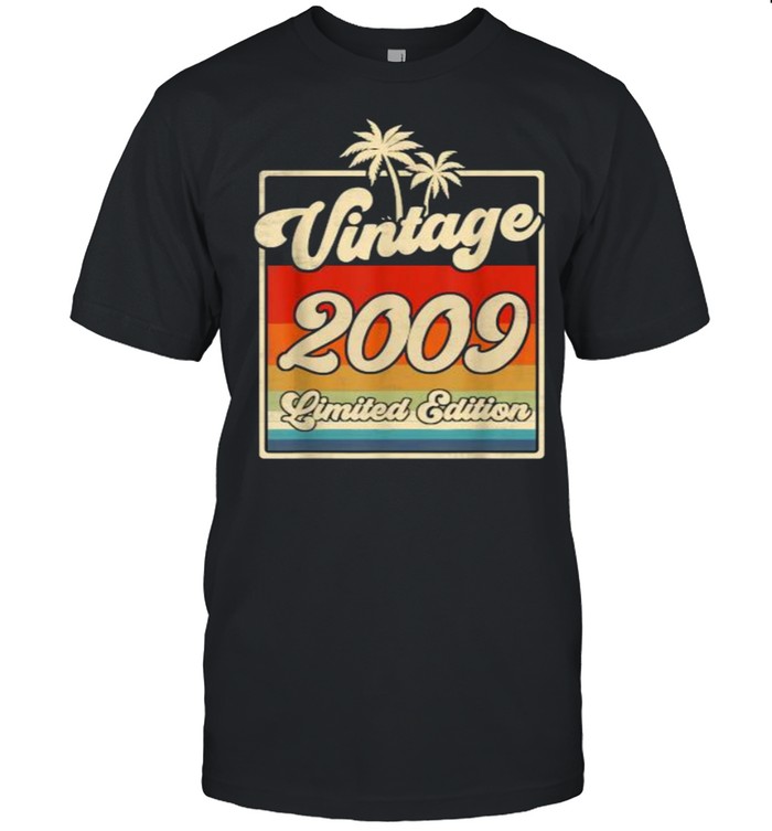 Vintage 2009 12Th Birthday Shirt Limited Edition 12 Year Old T-Shirt