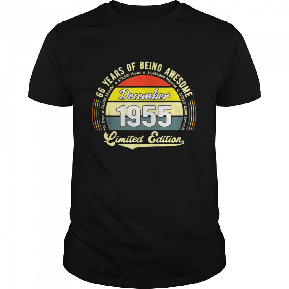Vintage 66 Jahre Alt 792 Monate Limited Edition 66 Geburtstag Shirt