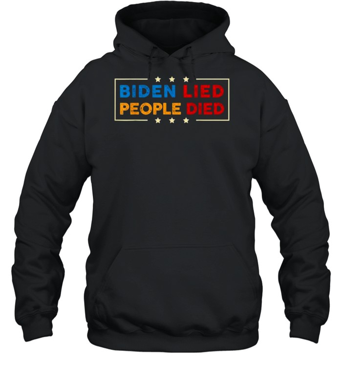 Vintage Biden Lied People Died Shirt 4 » Cool Gifts for You - Mfamilygift Vintage Biden Lied People Died Shirt 4