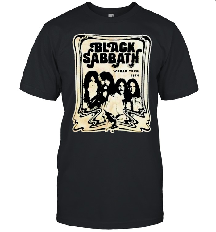 Vintage Black Sabbath Ozzy Osborne 1978 Blakc Shirt