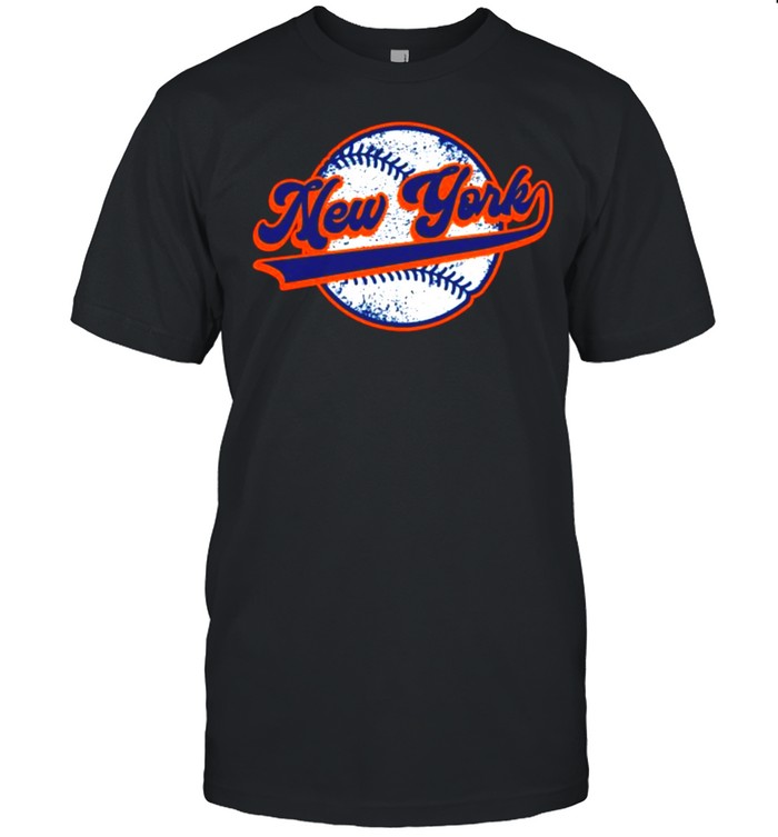 Vintage York Ny City Baseball Tee Met At Gameday T-Shirt