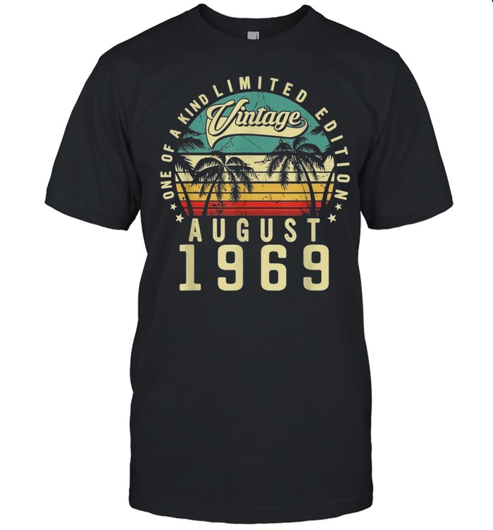 Vintage One Of A Kind Limited Edition Awesome Since 1969 Shirt