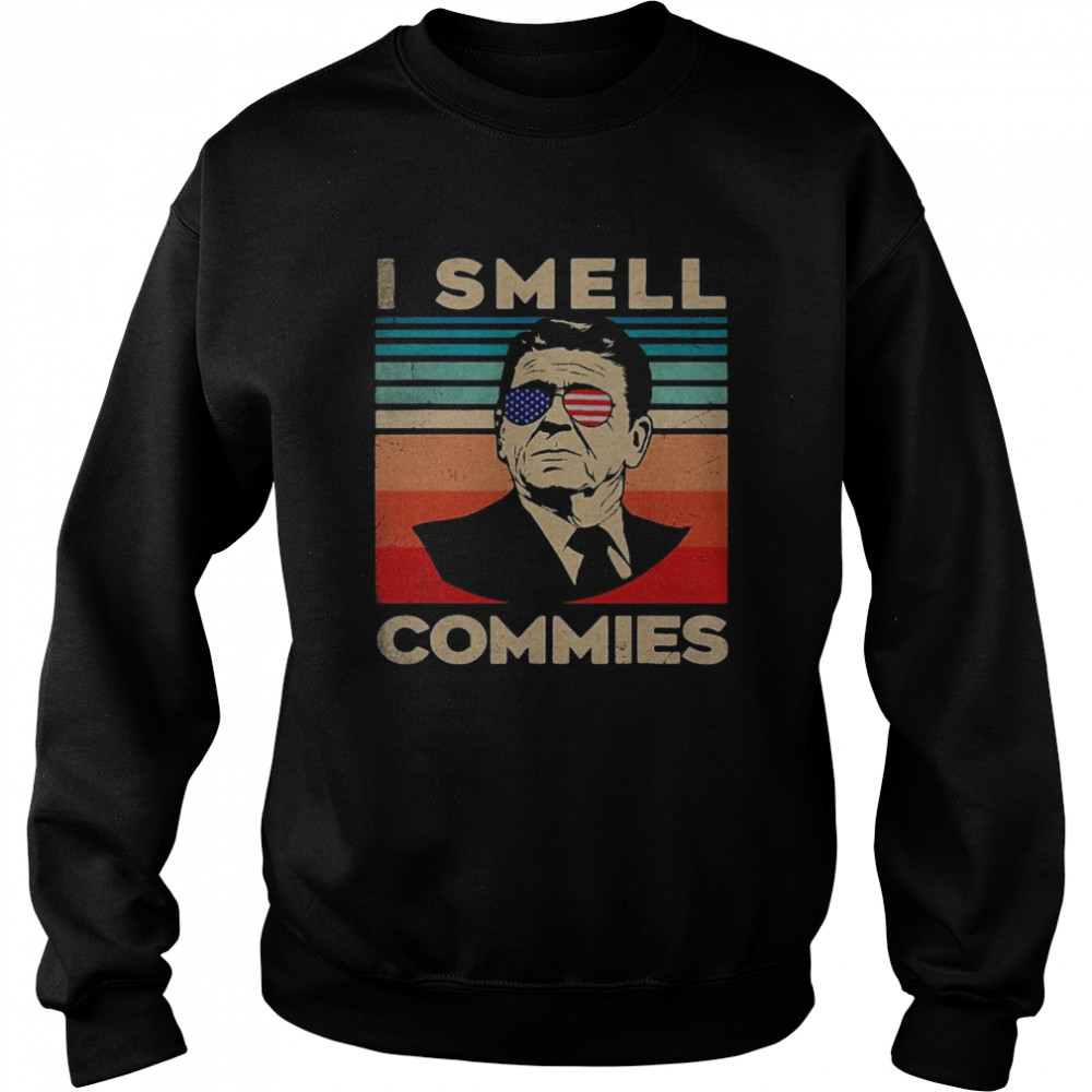 Vintage Retro Reagan President I Smell Commies Shirt 3 » Cool Gifts for You - Mfamilygift Vintage Retro Reagan President I Smell Commies Shirt 3