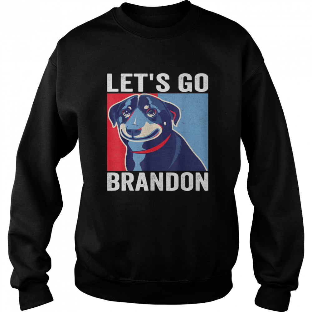 Vintage Smiling Dog Let’S Go Brandon Meme T-Shirt 3 » Cool Gifts for You - Mfamilygift Vintage Smiling Dog Let’S Go Brandon Meme T-Shirt 3