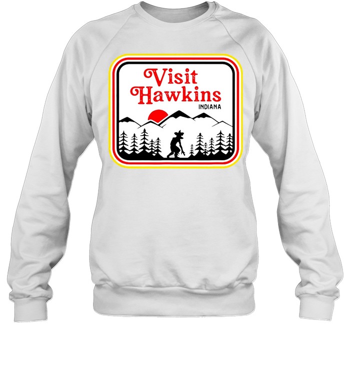 Visit Hawkins Indiana Home Of The Strange T-Shirt 3 » Cool Gifts for You - Mfamilygift Visit Hawkins Indiana Home Of The Strange T-Shirt 3