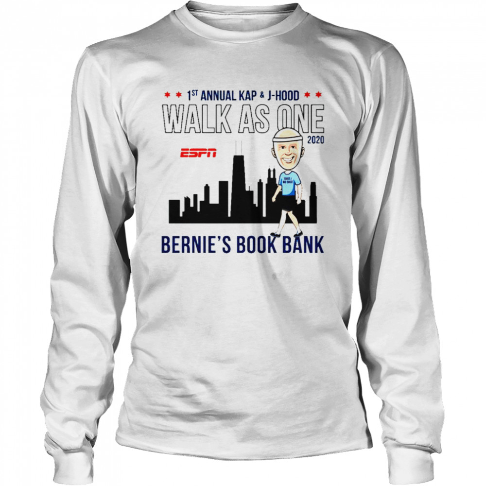 Walk As One Chicago 2020 Bernie’S Book Bank T-Shirt 2 » Cool Gifts for You - Mfamilygift Walk As One Chicago 2020 Bernie’S Book Bank T-Shirt 2