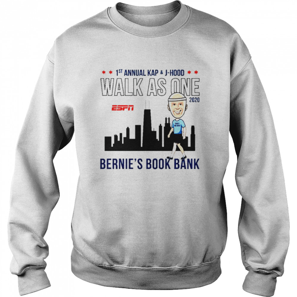 Walk As One Chicago 2020 Bernie’S Book Bank T-Shirt 3 » Cool Gifts for You - Mfamilygift Walk As One Chicago 2020 Bernie’S Book Bank T-Shirt 3