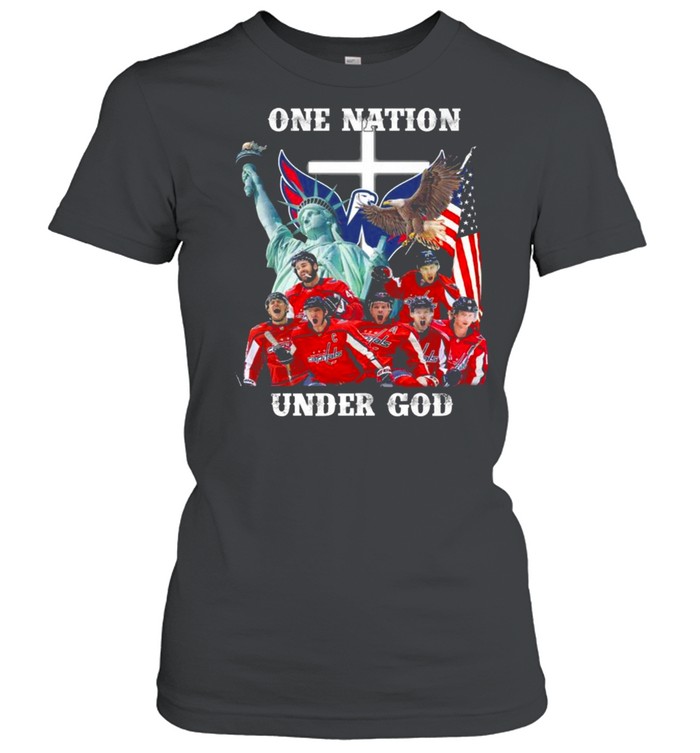 Washington Capitals Ice Hockey One Nation Under God 2021 Shirt 1 » Cool Gifts for You - Mfamilygift Washington Capitals Ice Hockey One Nation Under God 2021 Shirt 1