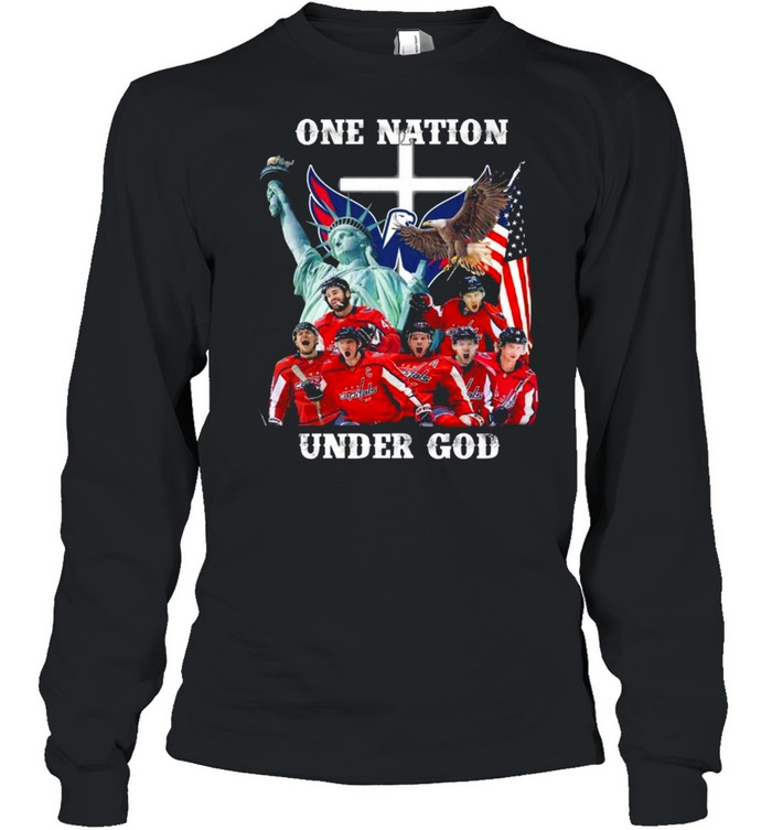 Washington Capitals Ice Hockey One Nation Under God 2021 Shirt 2 » Cool Gifts for You - Mfamilygift Washington Capitals Ice Hockey One Nation Under God 2021 Shirt 2