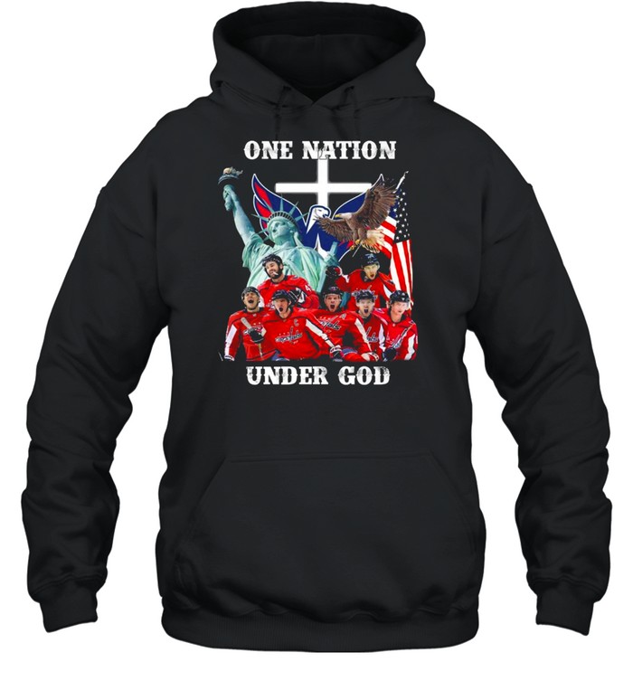 Washington Capitals Ice Hockey One Nation Under God 2021 Shirt 4 » Cool Gifts for You - Mfamilygift Washington Capitals Ice Hockey One Nation Under God 2021 Shirt 4