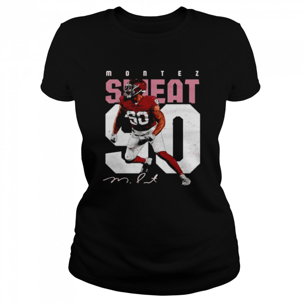 Washington Football Montez Sweat Signature Shirt 1 » Cool Gifts for You - Mfamilygift Washington Football Montez Sweat Signature Shirt 1